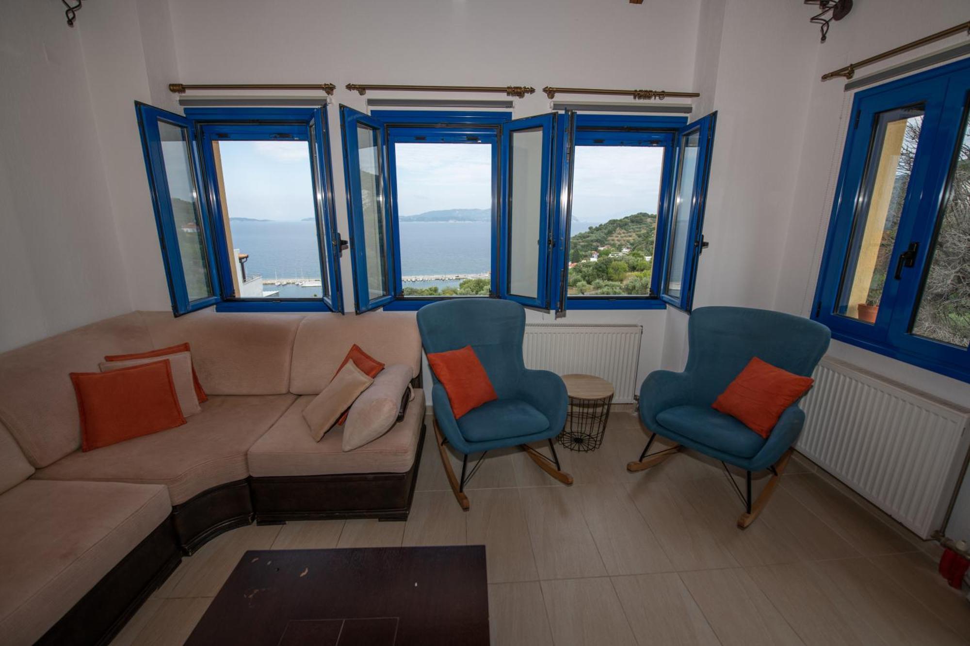 Villa Evmenia Panoramic View & Sea Front Apartments Skopelos Town Exterior photo
